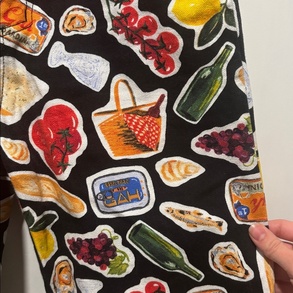 LISA SAYS GAH Robyn jeans Italian buon appetitto print - Picture 4 of 8